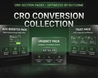 Conversion/CRO section pack (Small Pack of 3)