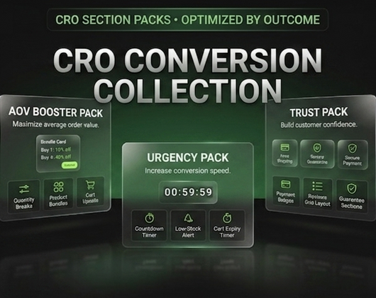 Conversion/CRO section pack (Small Pack of 3)