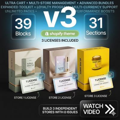 The Multi-Store Product (3 Licenses)